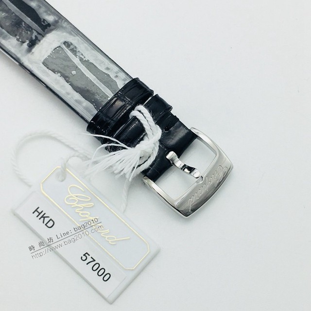 肖邦Chopard機械女士腕表 蕭邦對休閒風格頂級鱷魚皮帶女表  gjs2255